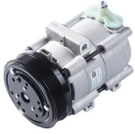 HELLA 8FK 366 202-041 Kompressor, Klimaanlage - FS10-170 - 12V - R 134a/R 1234yf - PAG 46 YF - 160ml - mit Magnetkupplung/mit Dichtring/mit PAG-Kompressoröl
