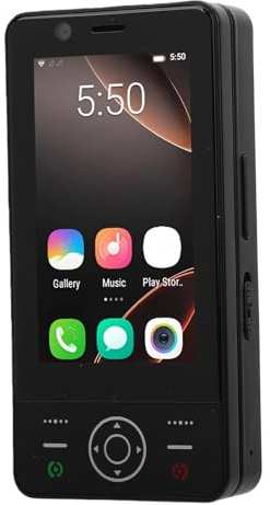 YUEHISY Entsperrtes Handy mit 3-Zoll-Touchscreen, 4G-Dual-SIM-Slider-Handy, mit WLAN, Bluetooth, MP3/MP4-Player und FM-Radio (Black)