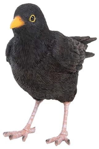 Amsel Figur wetterfest für Balkon Terrasse Garten und stilvolle Deko außen