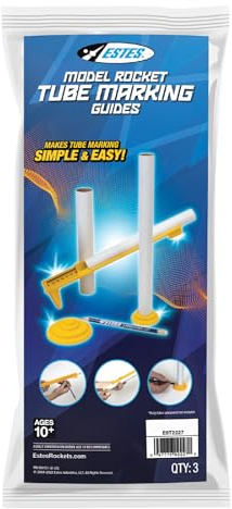 Estes 2227 Tube-Marking Guide, Model Rocket Tube-Notcher Tool, Rocket Model Kit Accessories for Ages 10+