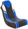 X Rocker Shadow 2.0 Floor Rocker Gaming Kinder Sessel mit 2.0 Audiosystem - Blau/Schwarz/Weiß