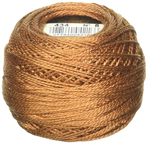 DMC 116 8-434 Pearl Cotton Thread Balls, Light Brown, Size 8