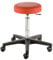 Prova Nova GmbH Rollhocker Comfort 4400, Sitzhöhe ca. 54-73 cm, Rundsitz Ø 33 cm, Rollen/Bodengleiter:weiche Radbandage, Polsterdekor:Dekor Feuer