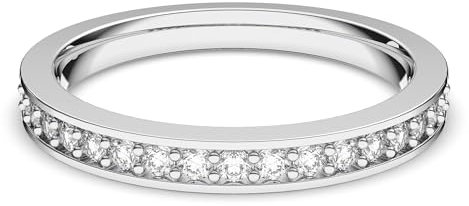 Swarovski Damen-Ring Metall Swarovski-Kristall weiß Gr.58 (17.9) 1121068