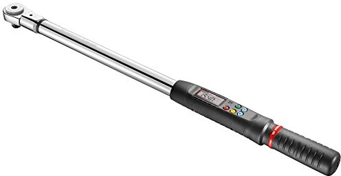 FACOM - Torque Reading Electronic Torque Wrench with Ratchet 17 to 340 Nm - E.306A340S - Several Measurement Units - 9 Presets - Foam Box and Tray - Hand Tools