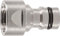 Geka Raccord Nez de Robinet Plus avec Filetage Femelle G 3/4 (F 20/27) en Laiton Nickelé, Argent