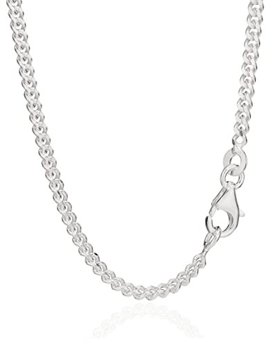 NKlaus 55cm Panzerkette 925 Silber elegante Halskette Breite: 2,4mm Collier 7,95g schwer 5196