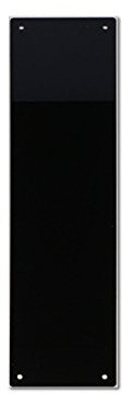 Focus Plastics DOOR FINGER PLATE- 11 COLOURS (Black)