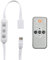 Power Practical Luminoodle Commutateur USB et variateur d'intensité, femelle vers mâle bouton sur off avec télécommande sans fil