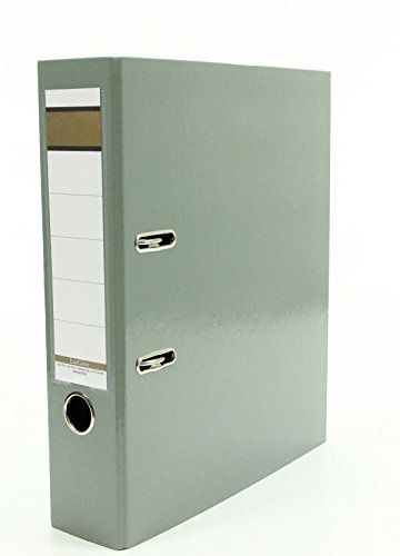 Livepac Caribic Glanz-Ordner / DIN A4 / 75mm breit / Farbe: grau