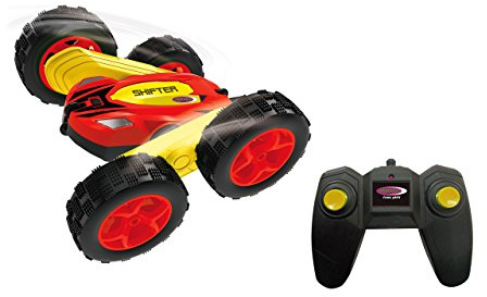 JAMARA 410066 Shifter Stuntcar 2,4G 4WD-schnelle 360° Drehungen um eigene Achse, Überschlagresistent, Allradantrieb, überwindet Fast jedes Hindernis & Extreme Steigungen