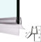 Guarnizione Box Doccia doppia aletta 20 mm con Gocciolatoio per vetro 6/8mm