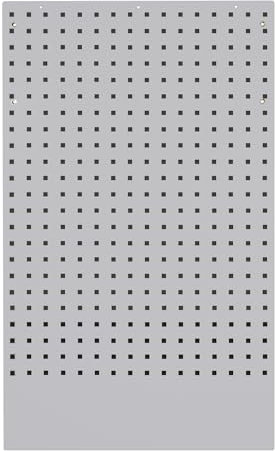 Kraftwerk 3964-29 Lochplatte für Werkzeuge Werkzeug und Regale Halterung Werkzeuge (Lochplatte für Werkzeuge, Grau, 615mm, 24mm, 1052mm)