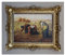 Lnxp Wunderschönes Bild Feldarbeiter Heu Schober Stroh 56x46cm Gemälde Bilder Barock Mix (Gold-Weiß) 50B