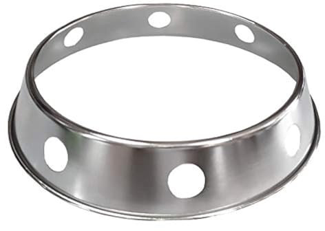 SUNRISE Kitchen Supply Wok-Ring aus beschichtetem, wendbarem Stahl (19,1 cm/25,4 cm)
