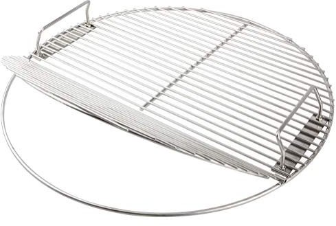 Mydracas Grillrost 54,6 cm Kugelgrill Grillrost 304 Edelstahl Rund Scharnier Grillrost Grillzubehör ersetzt für Weber Original Kettle Series