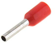 SeKi Anderendhülsen iso. 1,0mm², rot, 100 Stk. Aderendhülse