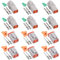 Glarks 54 connettori a 4 pin sigillati grigio maschio e femmina per auto, impermeabili, connettori per cavi elettrici 22-16 AWG per moto, scooter, auto, camion, barche