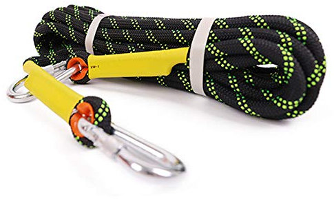 YJHH Corde d'escalade Statique Extérieure 30m, Corde De Sauvetage, pour l'escalade en Plein Air, La Salle De Sport en Salle, Rappel, Les Secours en Cas D'incendie