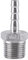 Lengüeta de Manguera, Conector de Cola de Manguera de Conexión de Tubería de Rosca Macho Racor de Espiga para Manguera SS304 de Acero Inoxidable BSP 1/8 ~ 3/4(1/2*8mm)