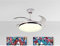 Ventilador de Techo LED CCT 2x36W VENTO Schuller Blanco Mate y Bronce 4 Aspas Ø50-100cm