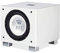 REL T/9x 25,4 cm betriebener Subwoofer – versiegeltes Design mit Class-AB-Verstärker, Cinch-Eingängen und tiefem Bass für HiFi-Stereoanlagen, Heimkino und Surround-Sound – Hochglanz-weißes Finish