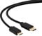 conecto 2.00m cable de conexión USB C a Micro USB 2.0, contactos de enchufe chapados en oro, cable de datos y cable de carga, negro