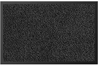 BIANCHERIAWEB Tappeto Zerbino Entrata Ingresso Casa Esterno Interno Antiscivolo Asciugapassi Nevada 60x90 Antracite