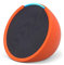Echo Pop | Altavoz inteligente Bluetooth con Alexa de sonido potente y compacto | Antracita + funda blanda, Made for Amazon, para Echo Pop (modelo del 2023), Naranja