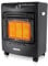 Geepas Portable Gas Heater 4.2KW | Electric & Piezoelectric Ignition, LPG/Butane/Propane Gas Heater with Wheels, Regulator & Hose | Energy Efficient Space Heater With Low Running Cost | Black