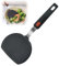 HOMURY 1 spatule en silicone : spatule ronde anti-adhésive pour casseroles et poêles à revêtement sûr