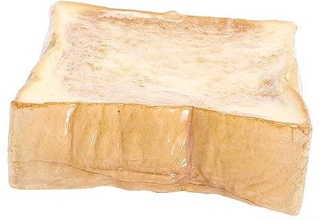 UKCOCO 1stk Brotlampe Simulation Brotlicht Essen Förmigen Schlafen Licht Kinderzimmer Nachtlichter Neuheit Nacht Lampe Geführte Brotdekoration Dimmen Hintergrundbeleuchtung Baby Harz