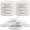 GORGECRAFT 30 pièces Bracelets en Silicone de Couleur Unie Bracelets Blancs Bracelets de Basket-Ball Imperméable Léger Élastique Bracelet de Sport pour Football Gym Sport Fête