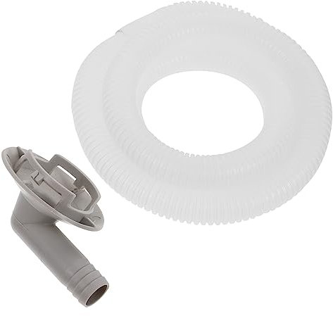 Didiseaon Kit Tuyau Drainage Pour Climatiseur 40 Mm Raccord Coudé Avec Joint Caoutchouc Transparent 3 Pieds Pour UnitéS Split Et FenêTre Pvc Abs