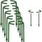 MyLink 10 Pack Plant Support Plant Stakes,Plastic Ring Plant Support Stakes For Outdoor Garden Small Plants, Indoor Flowers.(5.5 x 9.5inch).