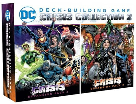 DC Deck-Building Game: Crisis Collection 2 | Cooperative Expansion | 2-5 Player Strategy Card Game | Face Epic Crises & Impossible Mode Villains | Requires Base Game | Ages 15+