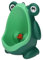 Boy Pee Trainer Urinal Funny Animal Shape Potty Training with Suction Cups for Boys Portable PP Material