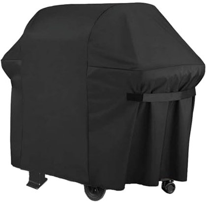 XHDZSW Grill Abdeckhaube | BBQ Grillabdeckung Gasgrill Grillhaube Abdeckung Wetterfest | 420D Oxford-Stoff Grillhaube | Gasgrill Abdeckung | Grill Schutzhülle (153x61x112cm,Schwarz)
