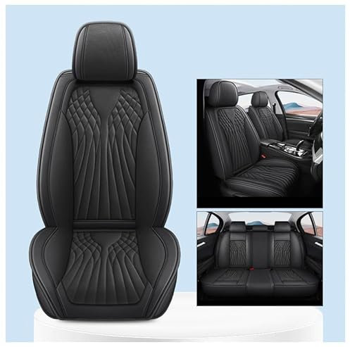 LSDRALOBPOI Kompletter Satz Auto Sitzbezüge Für F𝐢at Seicento,Wasserdichter Komfortabler Leder Autositzbezug Porosität Autositzbezügen(5-Sitzer).
