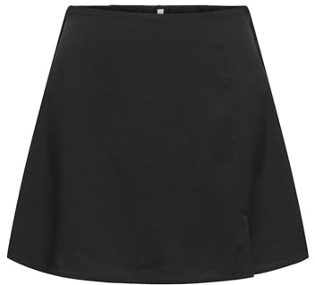 ONLY Onlnova Life Elite Chay Skort Solid, Nero, S Donna