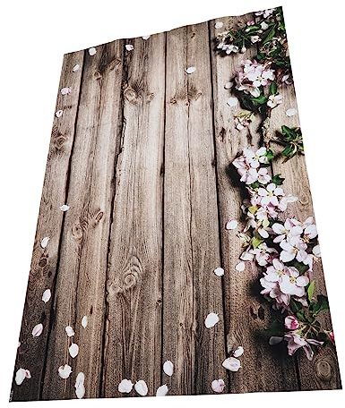 BELLIFFY Fotohintergrund Mit Holzmaserung Wandteppich Hintergrundstoff Für Zuhause Partydekoration Fotoautomat