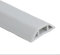 Alanmoship D-Line Cable Management Floor Cover 1M Rubber Trunking 40Mm Width 11Mm Height(White)