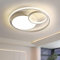 LED Deckenlampe Wohnzimmer 54W Weiß Deckenleuchte Dimmbar mit Fernbedienung Einstellbar Farbtemperatur für Jungen Babyzimmer Schlafzimmer Wohnzimmer Ø50CM