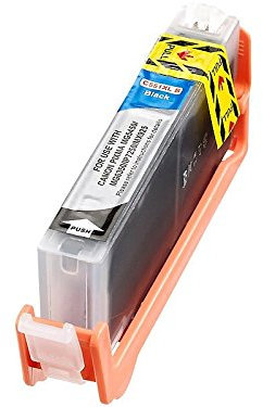 iColor Pixma mg 7150, Canon: Patrone für Canon (ersetzt CLI-551BK XL), Photo-Black mit CHIP (Pixma mg 5450, Nachfüllpatronen Drucker, IP 7200 Series)