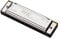 Fender Blues Deluxe Mundharmonika, Tonart D-Dur, 10 Löcher, Blues Harp aus Nickel-Chrom, inklusive Etui, für Anfänger und Profis, Blues Mundharmonika, Chrom Mundharmonika, Musikinstrument