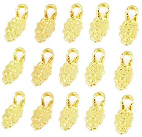 100pcs Gold Color Spoon Glue on Bail for Earring Bails or Scrabble and Glass Pendants Charms Connector Jewelry Decor by lisafinding