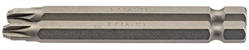Draper PZ Type Insert Bit, 1/4 Hex, 75mm Long, No.3 (Pack of 2) 64313