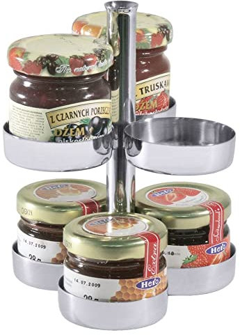 Contacto Edelstahl Marmeladen - Etagere für 6 Portionen