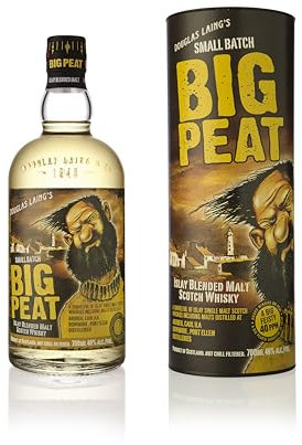 Big Peat | Islay Blended Malt Scotch Whisky | Unverwechselbare rauchige und torfige Note | Der ultimative Islay Charakter | 46% Vol. | 0,7l