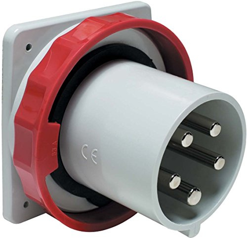 Schneider 81882 Aufbaugerätecee Stecker, 63A, 3P+E, 380-415 V AC, IP67